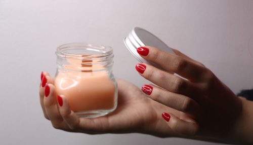 تمیز کردن شیشه های شمع