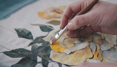 دوره صفر تا صد نقاشی روی پارچه